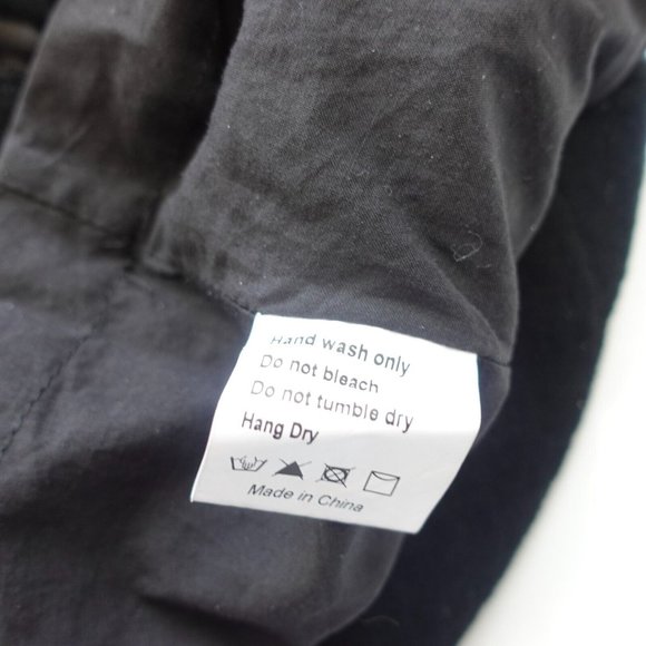 Black Dress Mini Long Sleeve Size XS Short Wool Nostalgia Chic MARGOT CLEMENCE - Picture 9 of 10